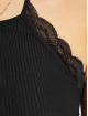 Urban Classics Tops sans manche Ladies Laces String noir